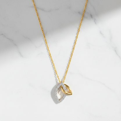 Entangled Diamond Pendant