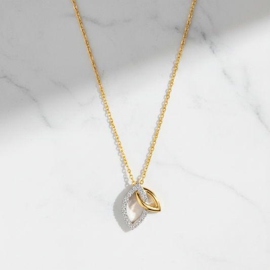 Entangled Diamond Pendant