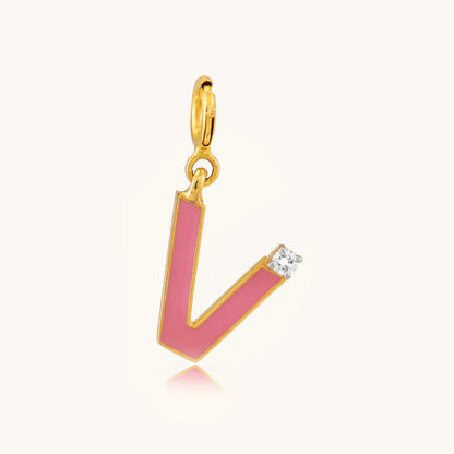 Elevate your personal style with our 18 kt V Pink Diamond Charm from the Spring Edit. Priced under 30,000, this elegant piece is a thoughtful gifting idea for your loved ones. Elevate their style with this exquisite jewelry—a cherished symbol of affection.