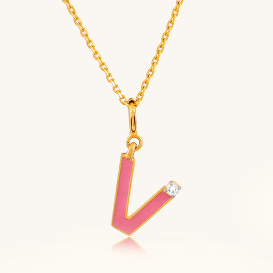 Elevate your personal style with our 18 kt V Pink Diamond Charm from the Spring Edit. Priced under 30,000, this elegant piece is a thoughtful gifting idea for your loved ones. Elevate their style with this exquisite jewelry—a cherished symbol of affection.