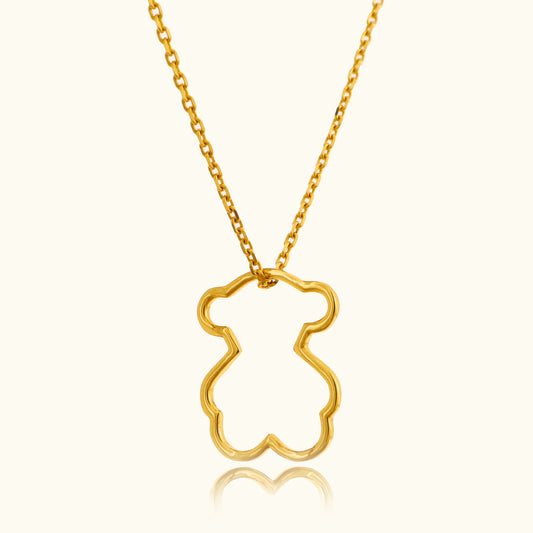 Enchant your little one with our adorable 18kt gold Teddy Bear Pendant! Versatile for both everyday wear and special occasions, this charming addition injects whimsical flair into their attire. Whether as a delightful gift or a cherished addition to their jewelry collection, it's bound to bring joy. Dive into our Under 10,000 collection now.