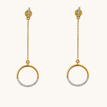 Enhance your ensemble with our 18 kt Dangling Circle Earring from the Spring Edit, priced under Rs. 30,000. Versatile from day to night, this exquisite jewelry piece makes a wonderful addition to her collection and a thoughtful gifting idea. Discover timeless beauty with our Spring Diamond Bracelet from the spring edit collection, also priced under Rs. 30,000. 