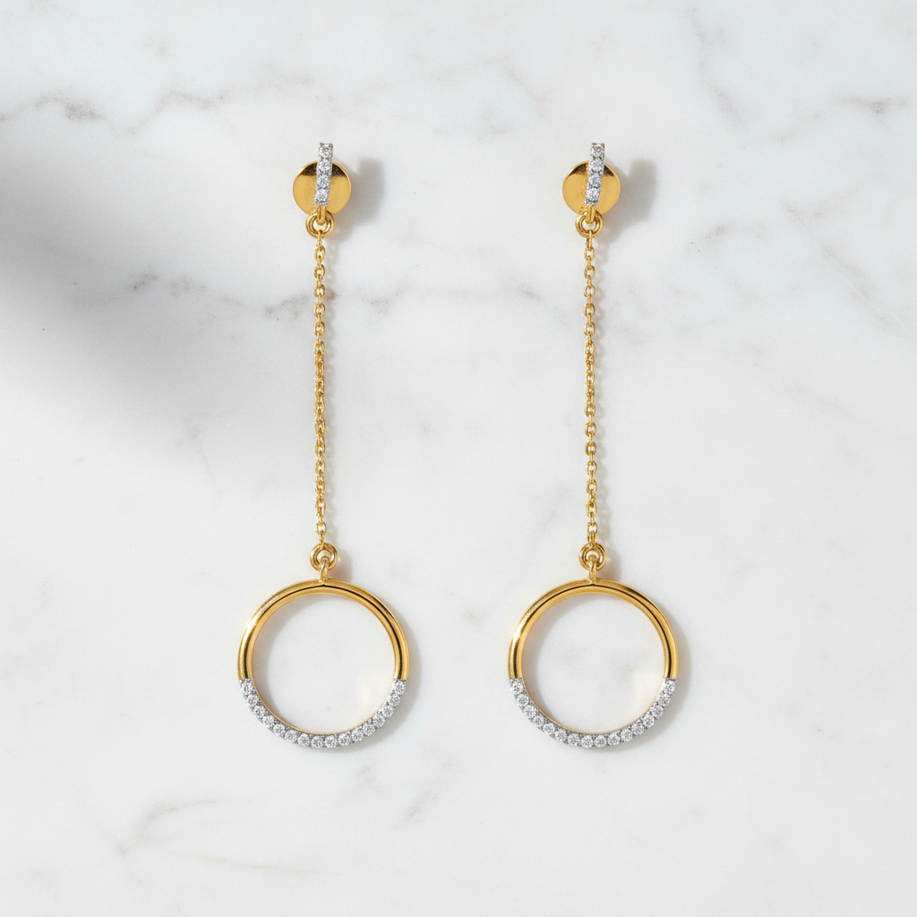 Dangling Circle Earring