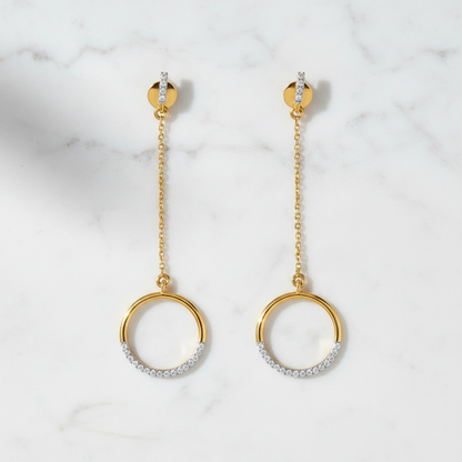 Dangling Circle Earring