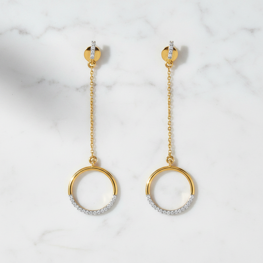 Dangling Circle Earring