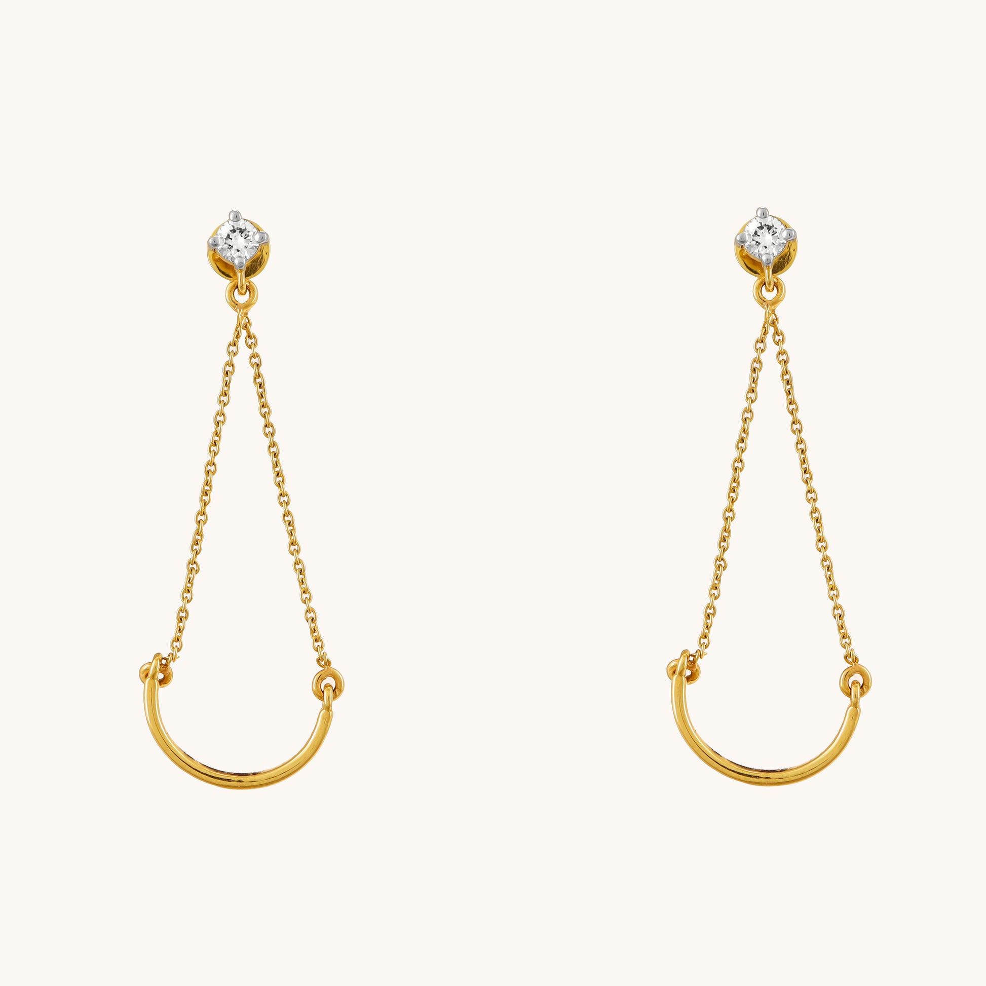 Elevate your style with our Diamond Long Earrings, crafted in 18kt gold and featuring sparkling diamonds for Women. These earrings add a touch of glamour to your evening look or special occasions, making a statement wherever you go. A luxurious gift idea for her from our Under 50,000 collection that's sure to turn heads and capture attention.