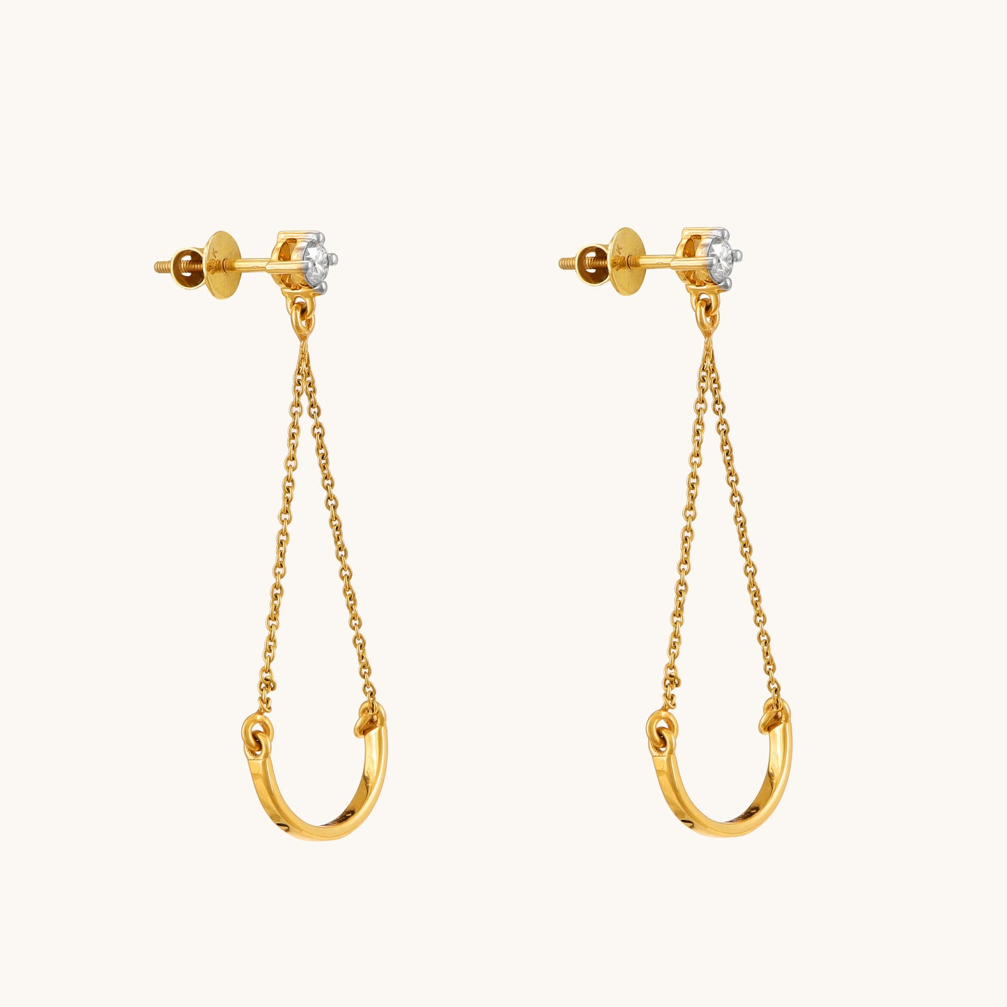 Elevate your style with our Diamond Long Earrings, crafted in 18kt gold and featuring sparkling diamonds for Women. These earrings add a touch of glamour to your evening look or special occasions, making a statement wherever you go. A luxurious gift idea for her from our Under 50,000 collection that's sure to turn heads and capture attention.