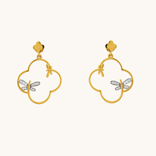 Embrace springtime elegance with the Butterfly Flora Earrings. Crafted in 18kt gold and adorned with diamonds, these enchanting earrings add a touch of nature-inspired beauty to your everyday look. Perfect for casual wear, work attire, or a special occasion, they make a delightful gift for her under Rs. 50,000. Discover timeless beauty with our Spring Diamond Bracelet from the spring edit collection, priced under Rs. 30,000. 