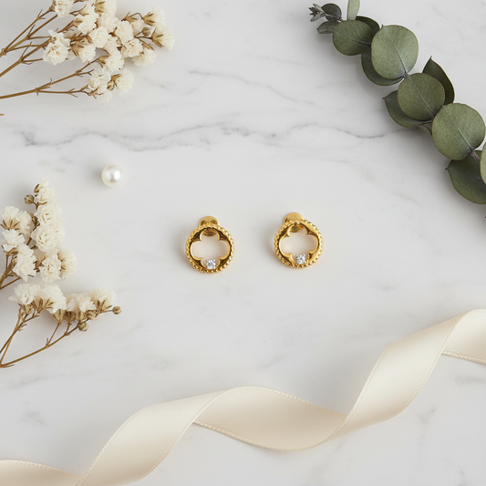 Flower Cutter Earring