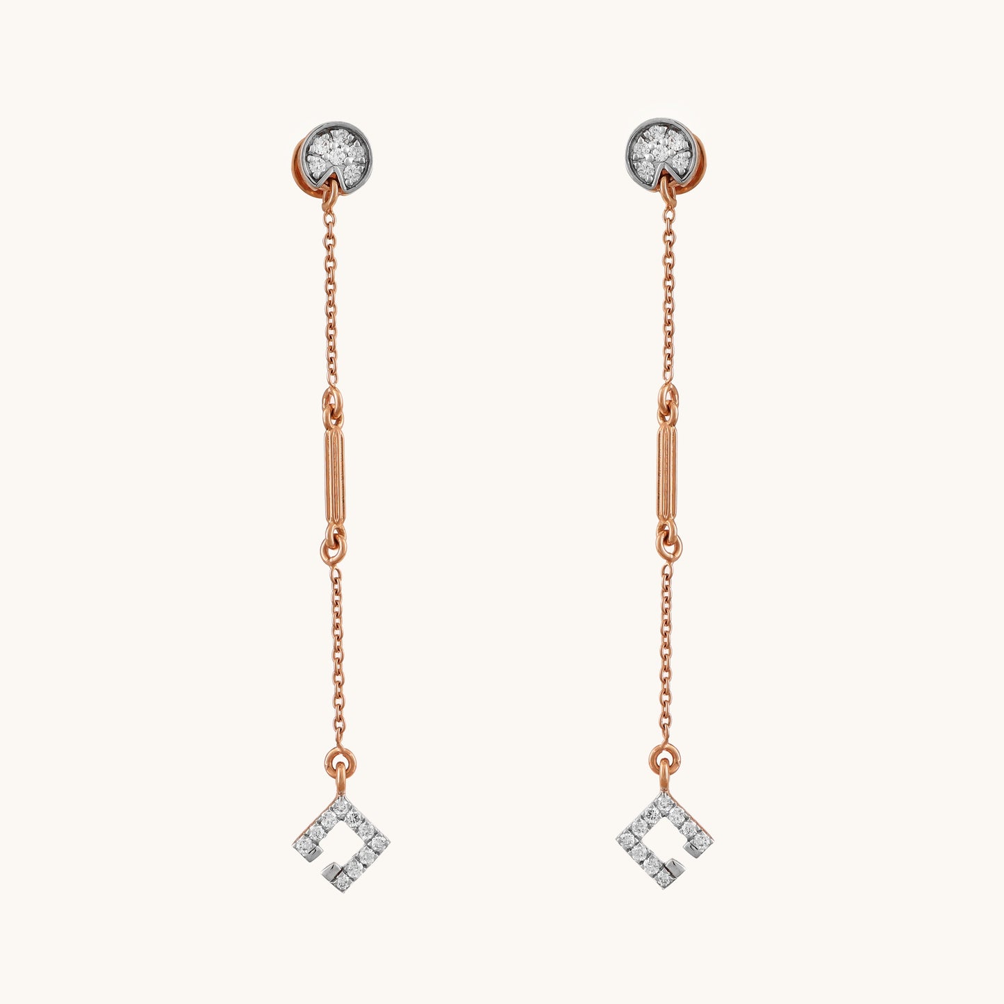 Elevate your style with our Spring Edit: playful 18 kt Pacman Diamond Earrings, a chic jewelry piece perfect for transitioning effortlessly from day to night. Priced under Rs. 30,000, it's a stylish addition to any ensemble and a fantastic gifting option for her. Shop now for a touch of fun and elegance. 