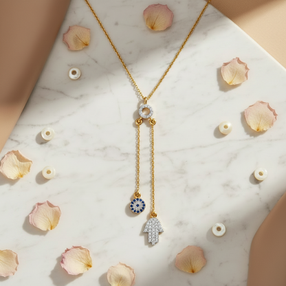 Evil Eye Hamsa Necklace