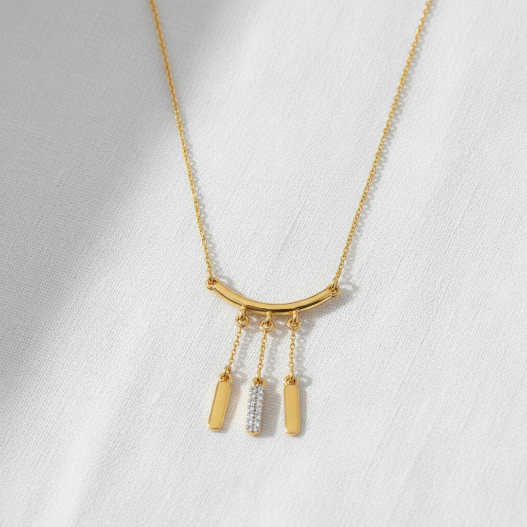 Dangling Diamond Necklace