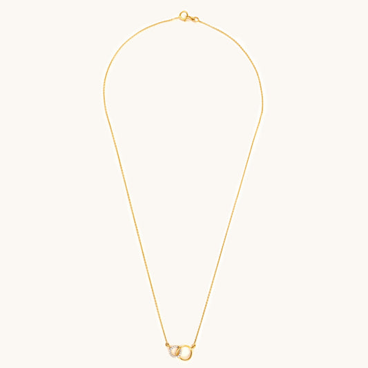 Elevate your style with our enchanting 18 kt Interlinked Diamond Necklace from the Spring Edit collection. This stunning jewelry piece effortlessly transitions from day to night, exuding seamless elegance. Priced under Rs. 50,000, it's the ideal addition to any ensemble, offering a touch of luxury and sophistication. A thoughtful gifting idea for her, symbolizing enduring love and appreciation