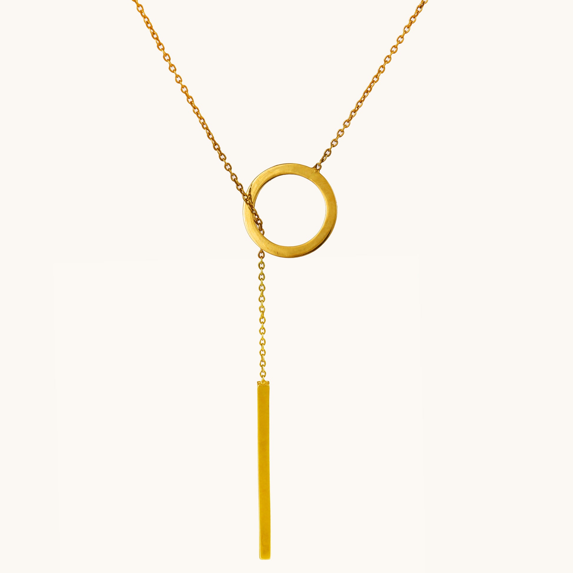 Elevate your everyday wear with our stunning 18 kt Gold Hoop Necklace, adding a touch of sophistication to any casual or workwear ensemble. Versatile and timeless, it's the perfect gifting idea for her, offering a blend of elegance and understated charm. Explore our Under 30,000 collection for affordable yet luxurious pieces that promise to elevate your style effortlessly. 