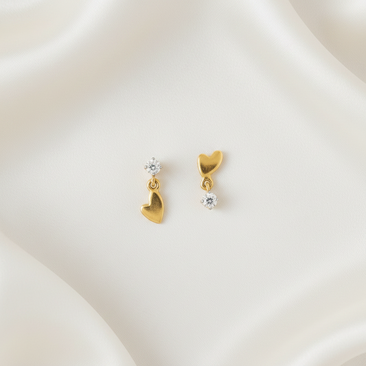 Dangling Heart Earring
