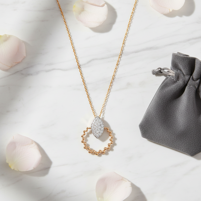 Flare Diamond Pendant