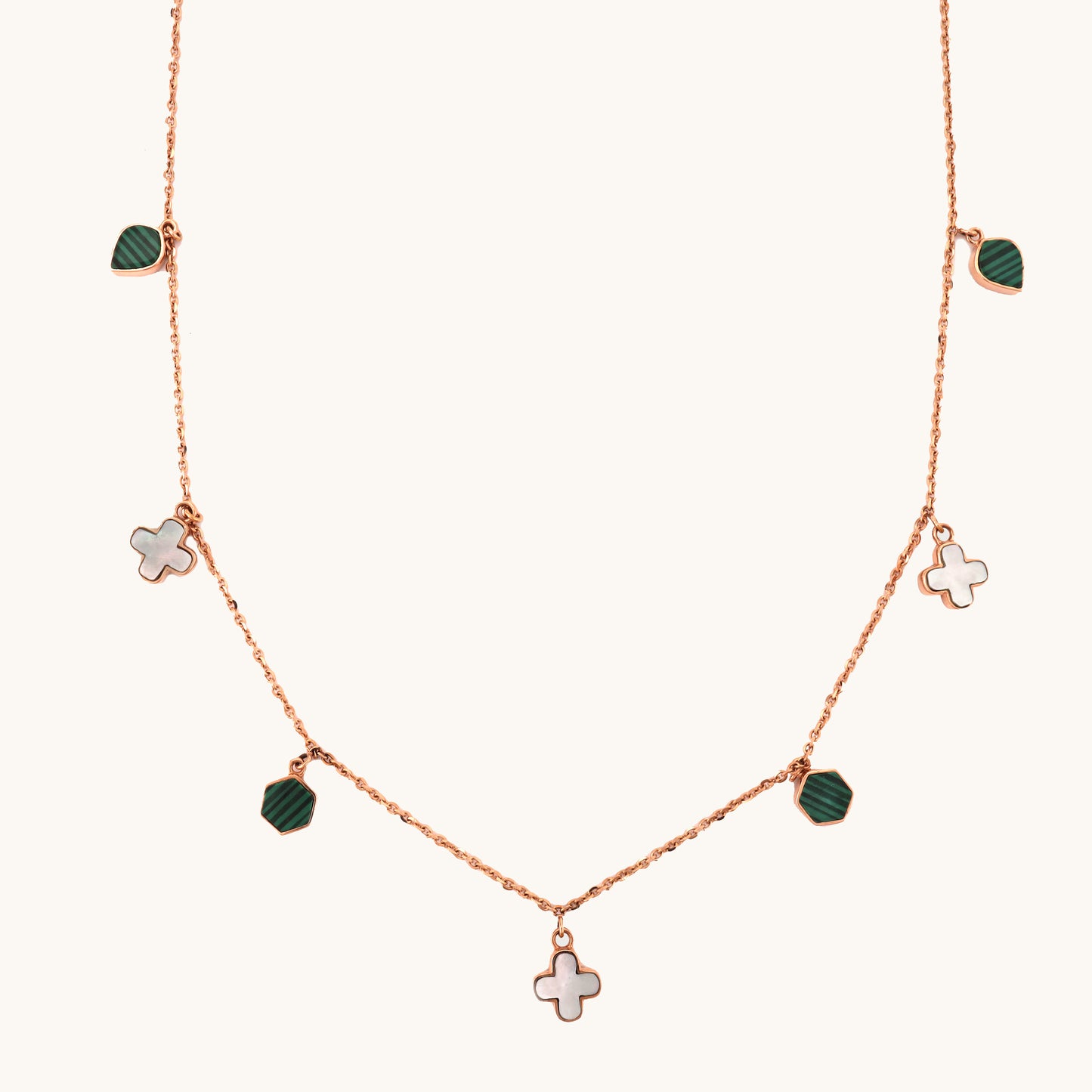 Lucky Charm Necklace in 18kt hallmarked gold under Rs. 80,000—fine jewellery for gifting & daily elegance.