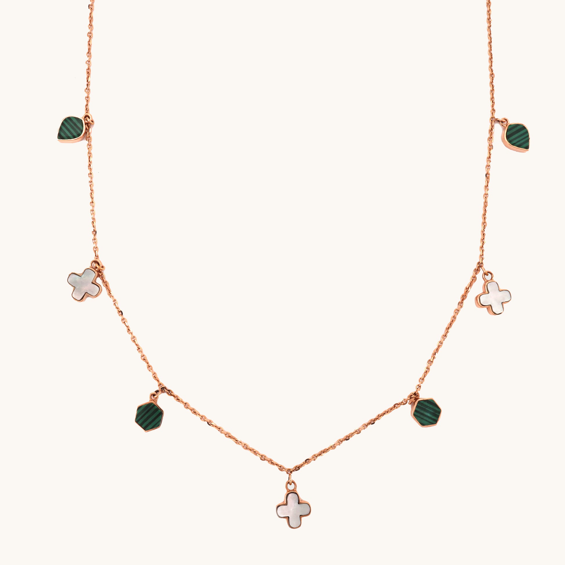 Lucky Charm Necklace in 18kt hallmarked gold under Rs. 80,000—fine jewellery for gifting & daily elegance.