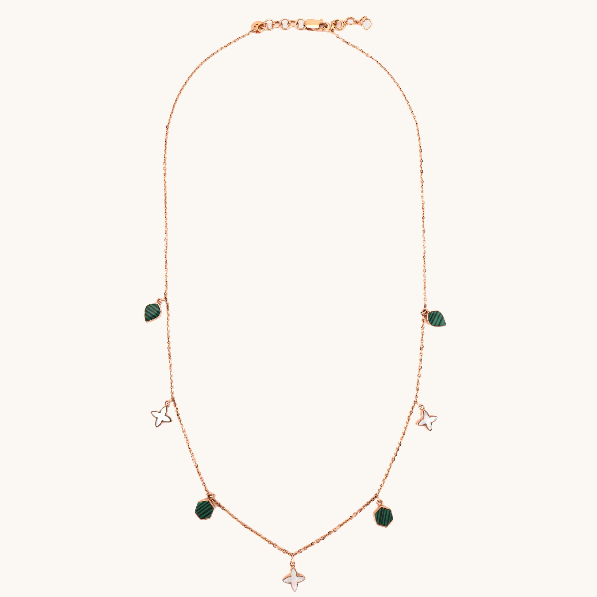 Celestial Charm Necklace in 18kt gold—luxury fine jewellery with cosmic flair under 80,000.