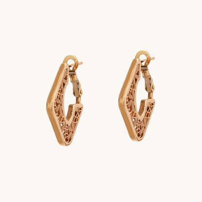 Filigree Gold Earrings