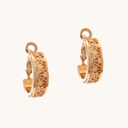 Geometric Gold Earrings