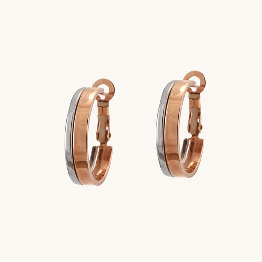 Gold Stripe Earrings