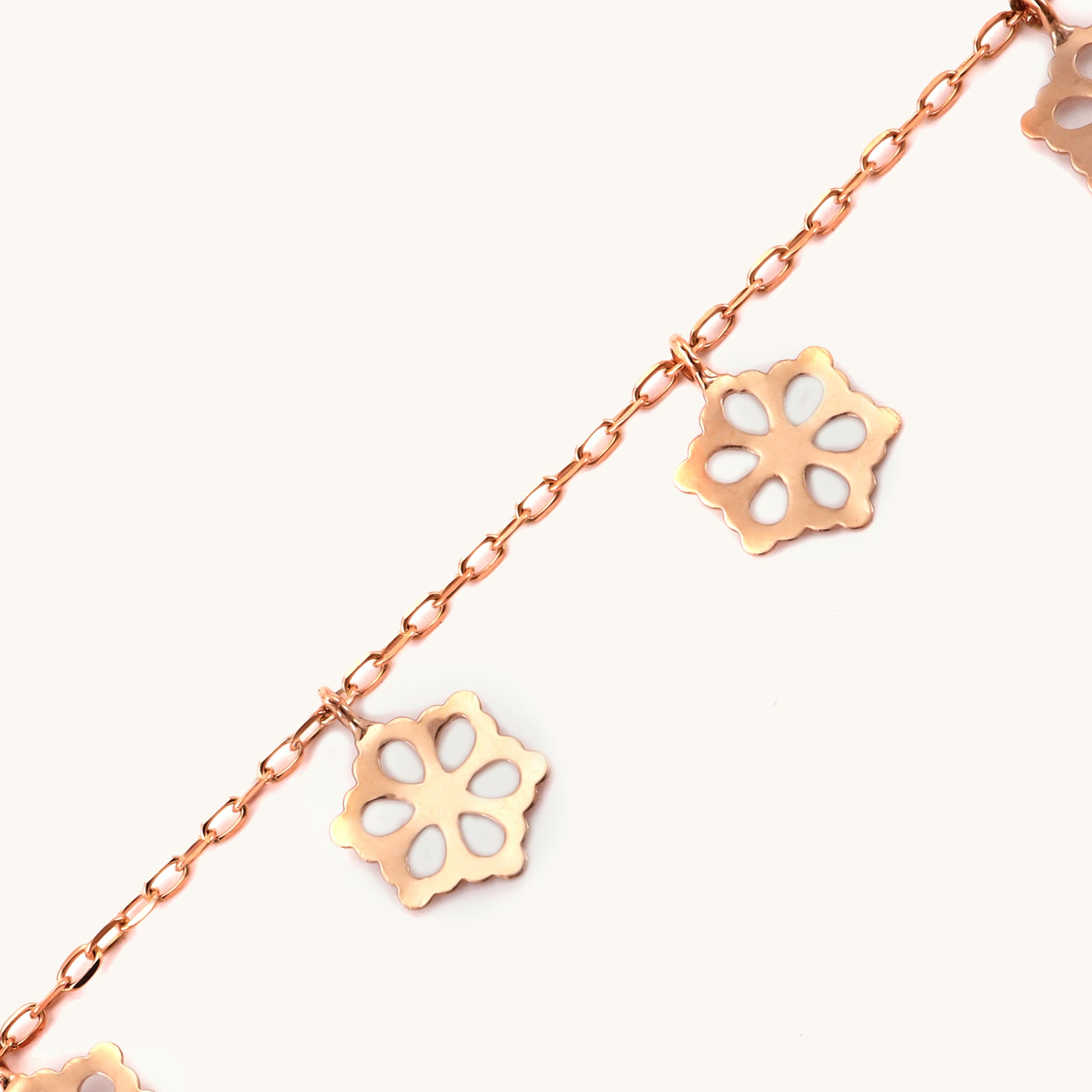 Star Charm Bracelet in 18kt gold under Rs. 30,000—delicate fine jewellery for daily wear.