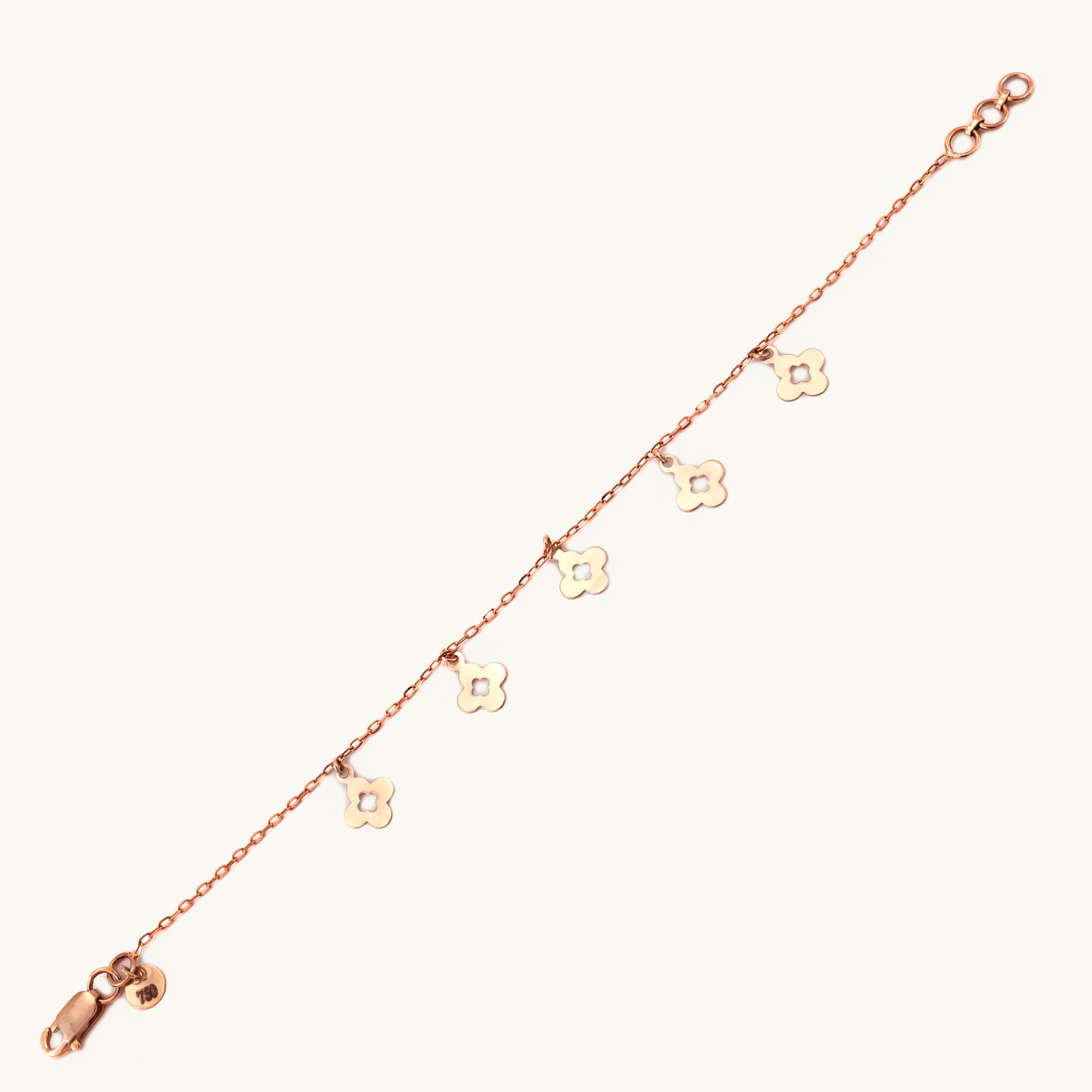 18kt gold minimal bracelet. Fine jewellery under ₹30,000. Sleek, chic, gift-worthy.