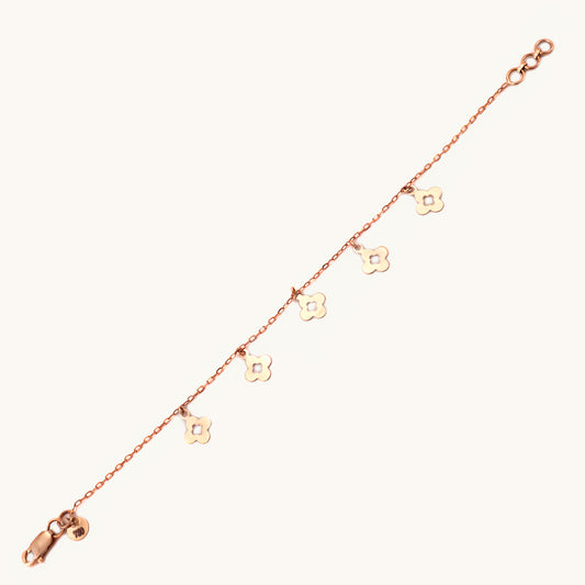 18kt gold minimal bracelet. Fine jewellery under ₹30,000. Sleek, chic, gift-worthy.