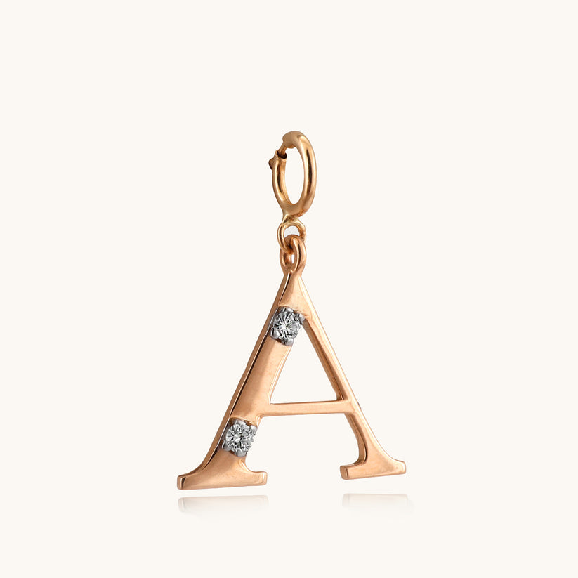 18kt Gold Initial 