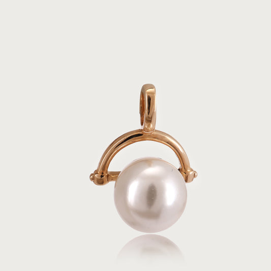 Arch Pearl Pendant in 18kt gold—timeless fine jewellery under ₹15,000.