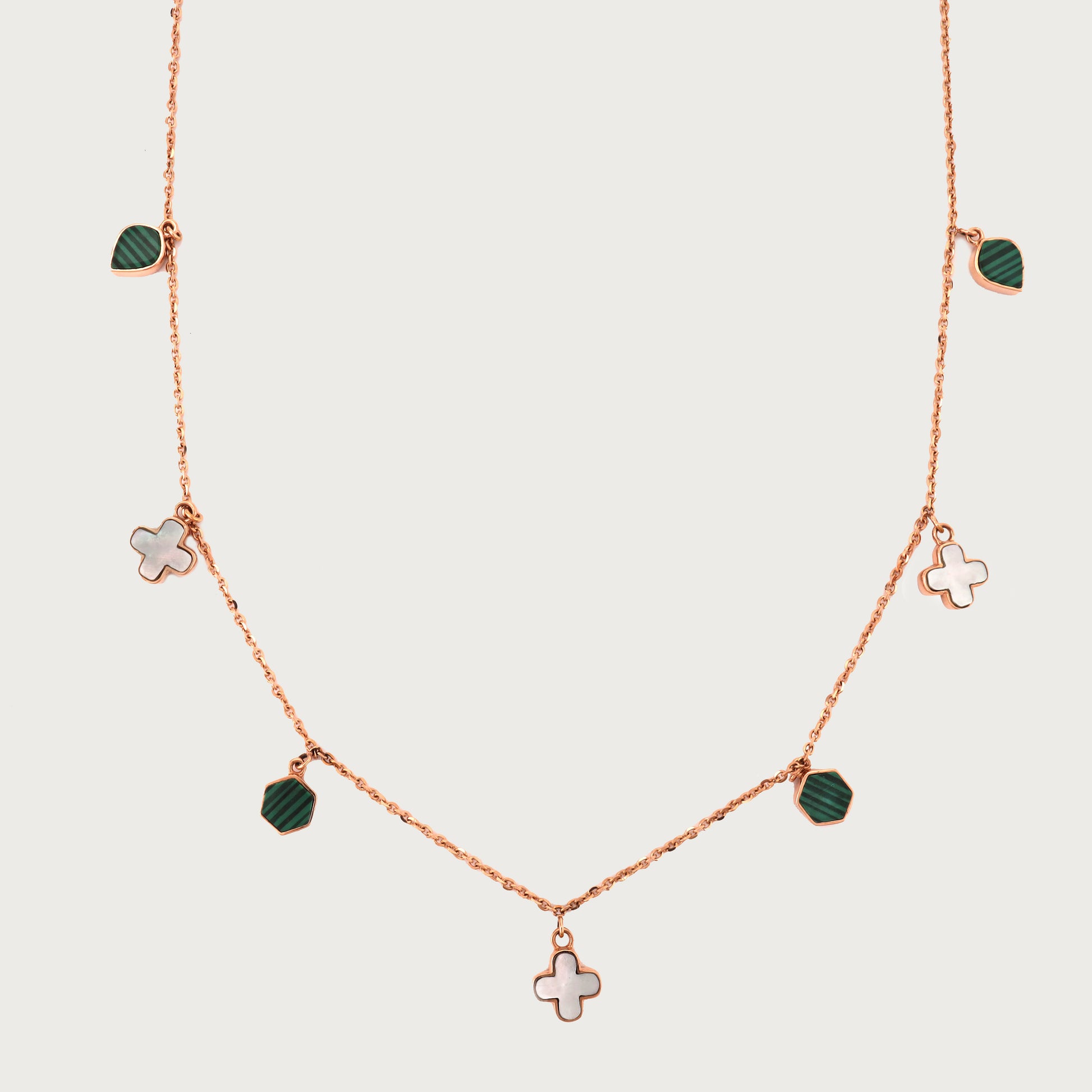 Lucky Charm Necklace in 18kt hallmarked gold under Rs. 80,000—fine jewellery for gifting & daily elegance.