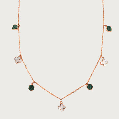 Lucky Charm Necklace in 18kt hallmarked gold under Rs. 80,000—fine jewellery for gifting & daily elegance.