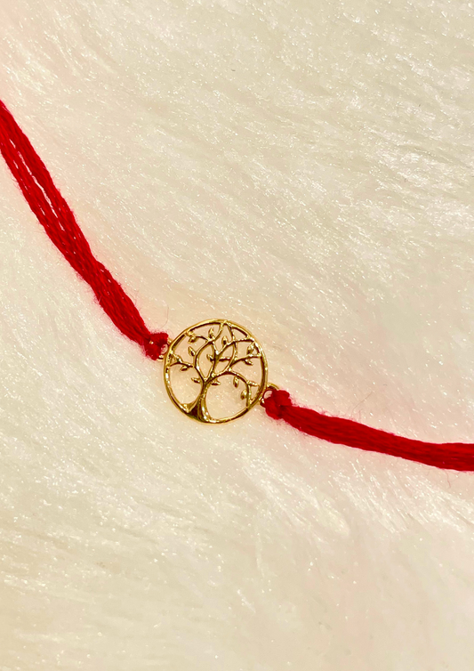 18kt Gold Magic Tree Rakhi featuring intricate design and symbolic elegance under Rs. 10,000