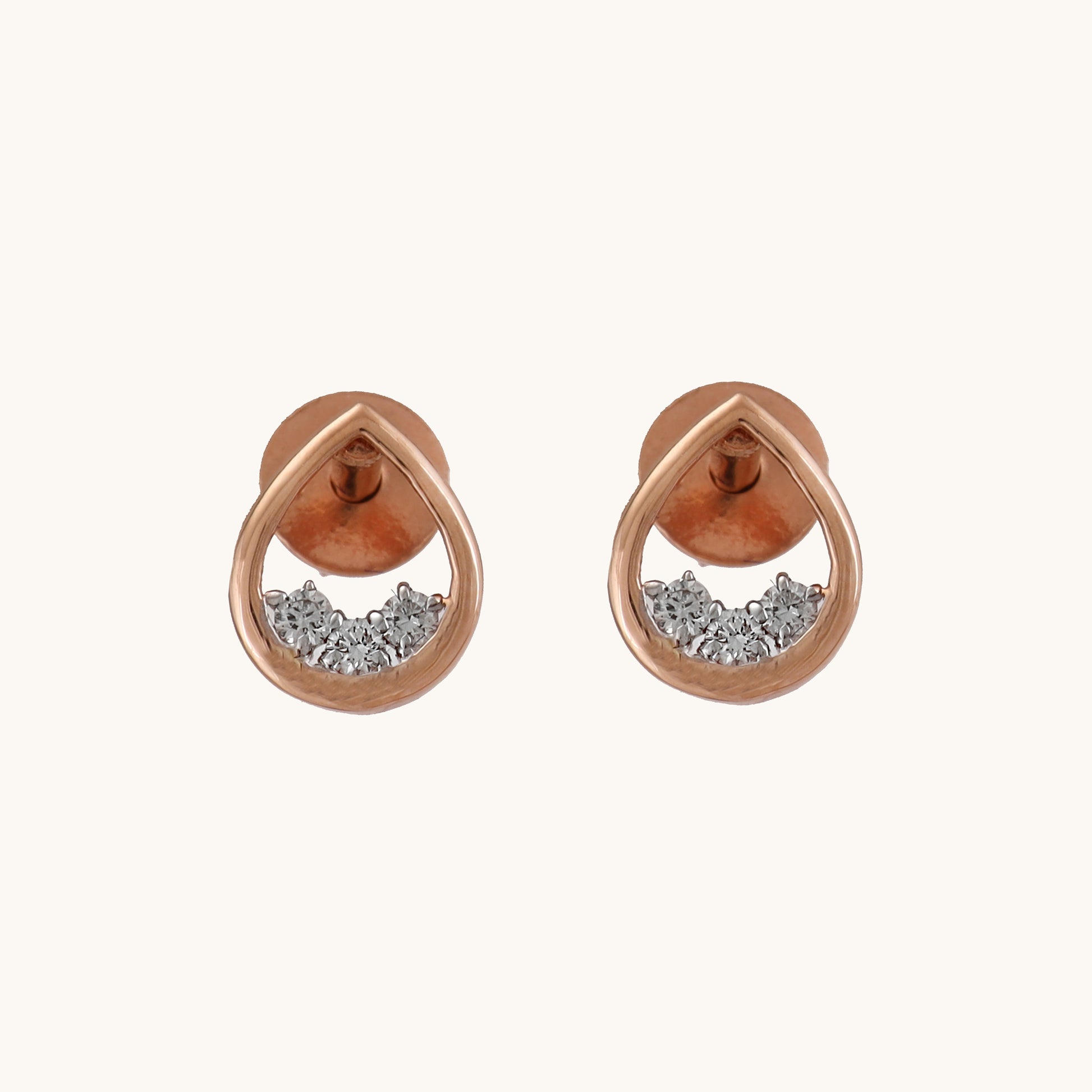 Pear Gold Earrings
