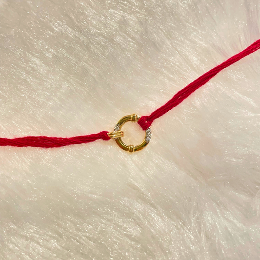 Circle Diamond Rakhi