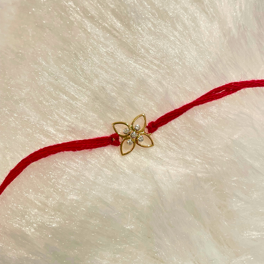Floral Diamond Rakhi