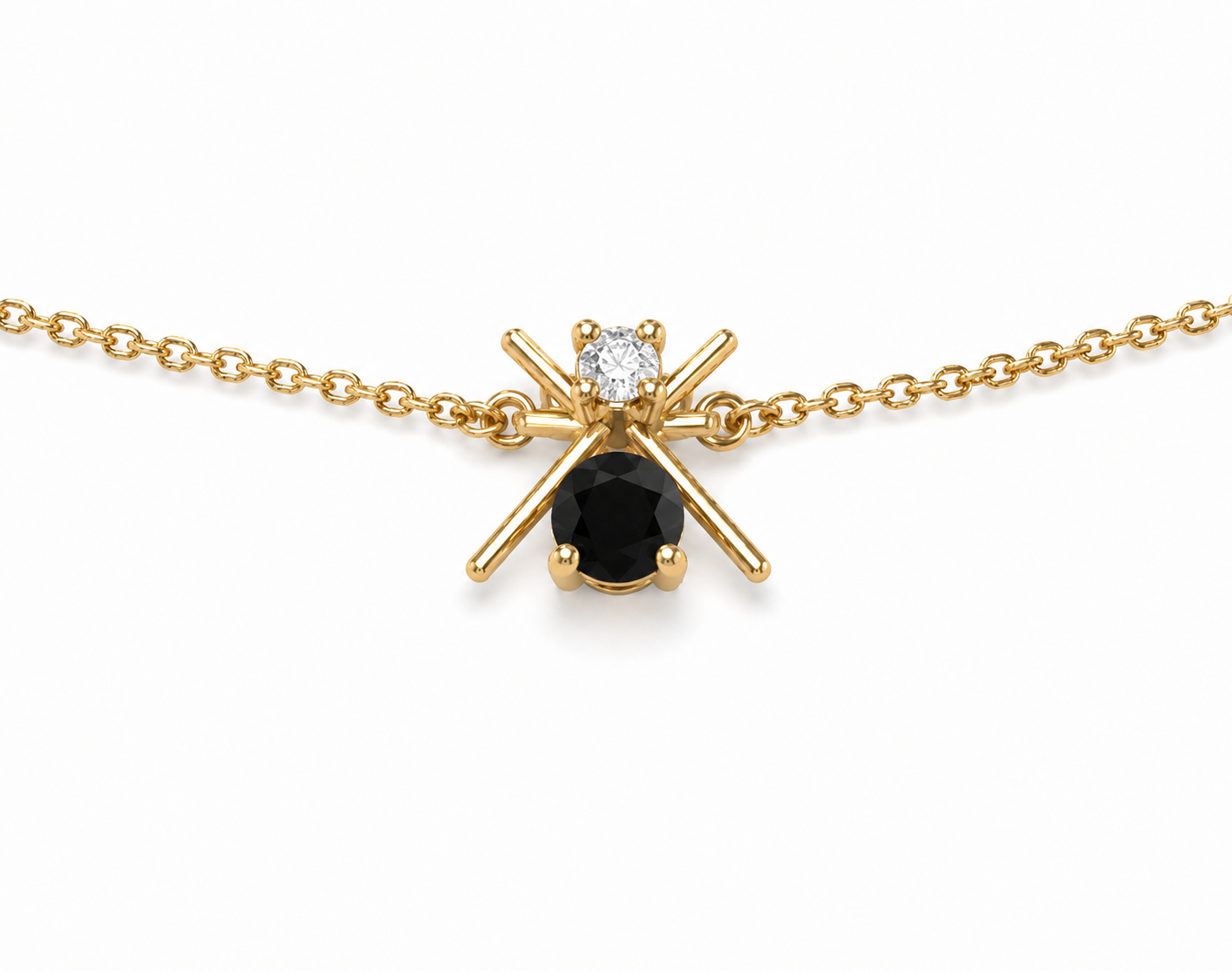 Black Cross Bracelet
