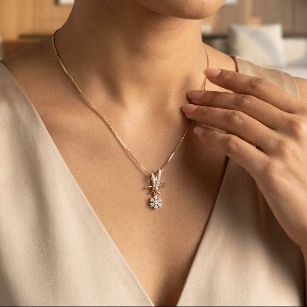 Bouquet Diamond Pendant