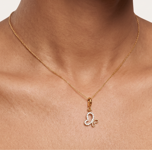 Butterfly Diamond Pendant