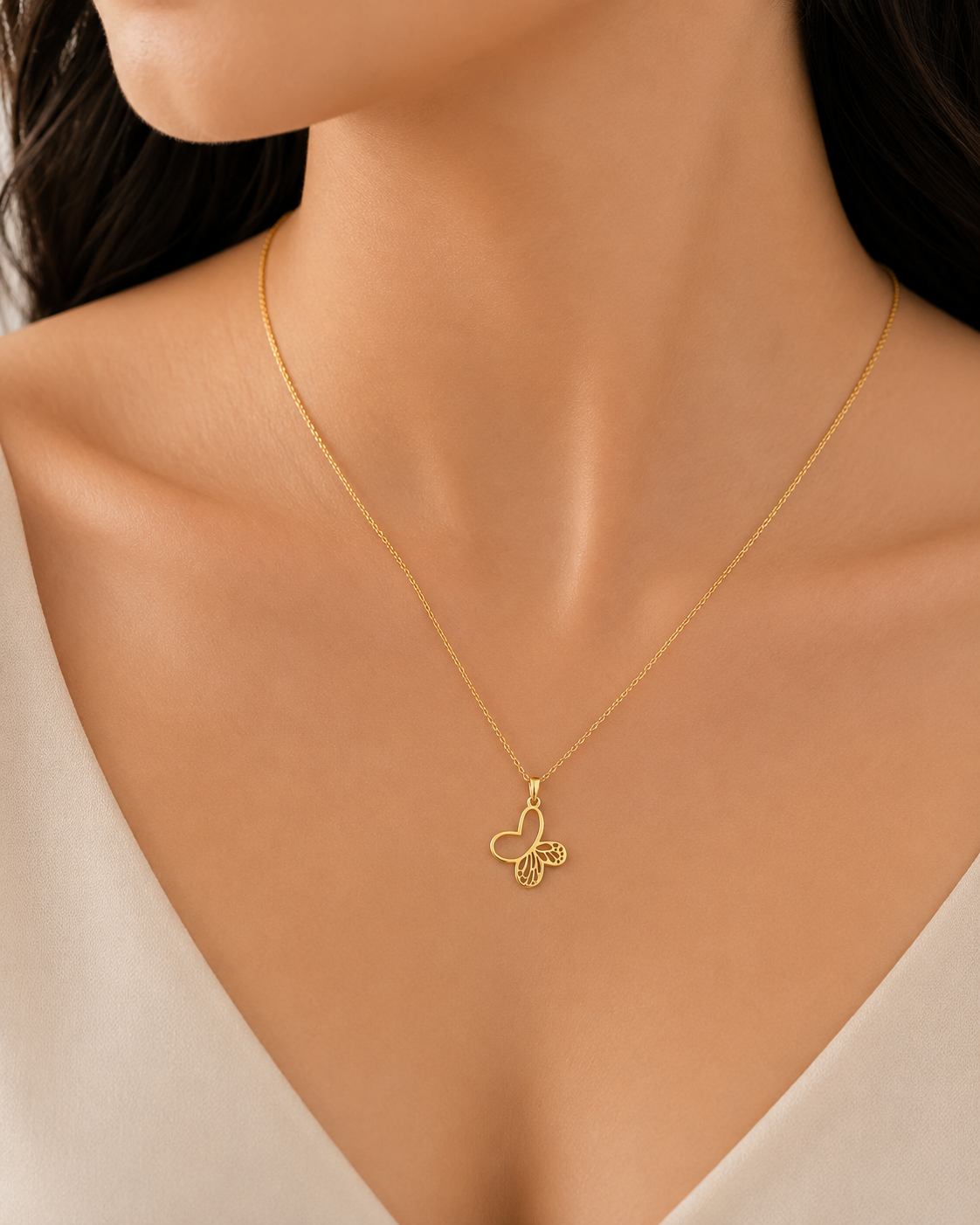 Butterfly Gold Pendant