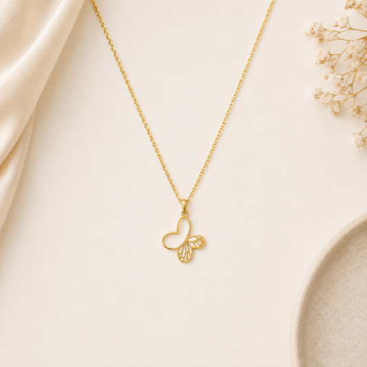 Butterfly Gold Pendant