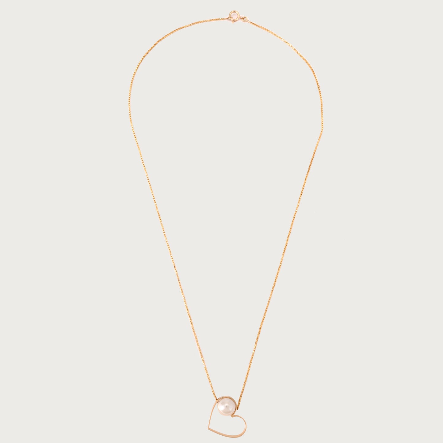 18kt gold Love Loop Necklace —affordable luxury fine jewellery for women.