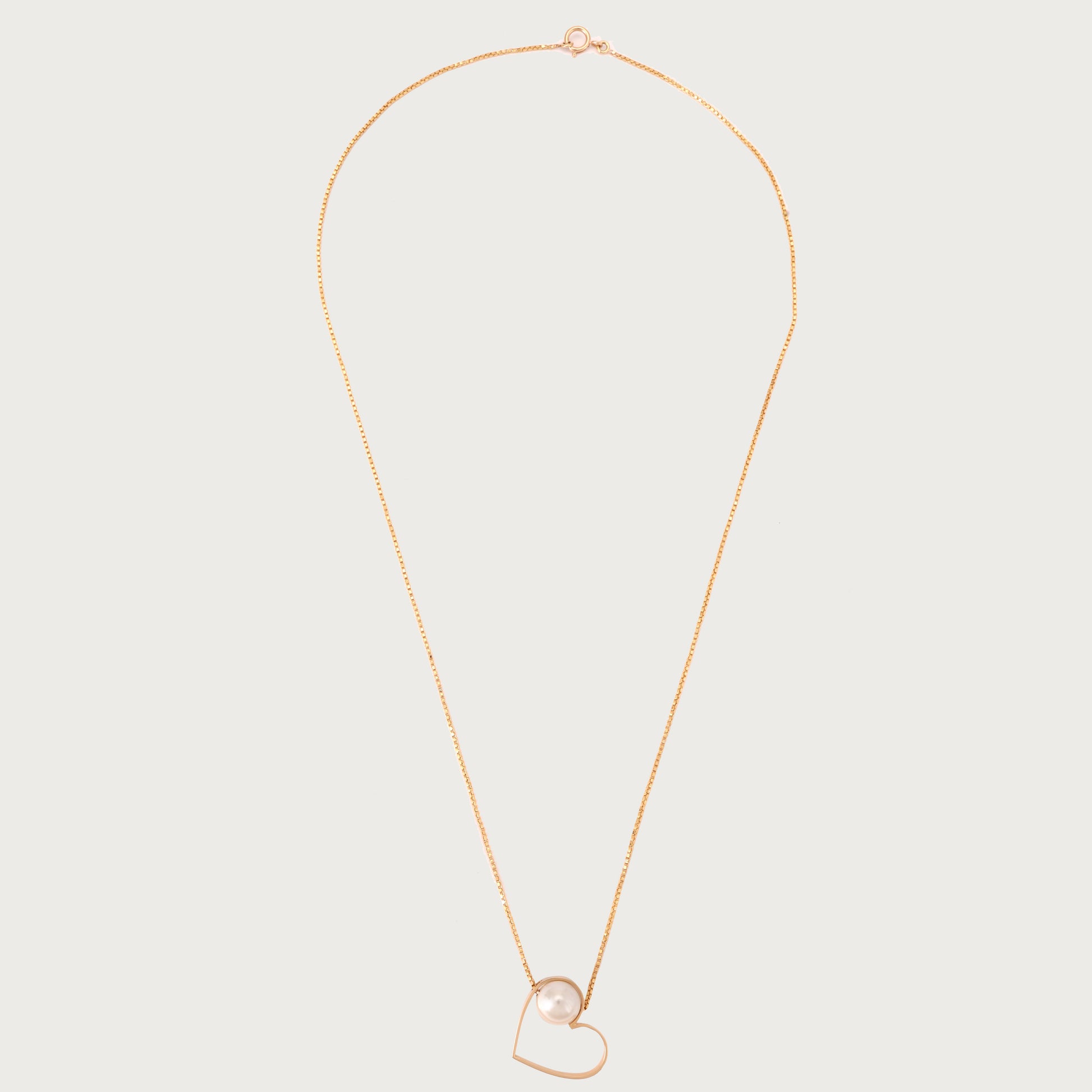 18kt gold Love Loop Necklace —affordable luxury fine jewellery for women.