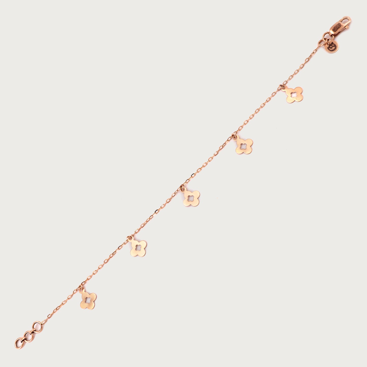 18kt gold minimal bracelet. Fine jewellery under ₹30,000. Sleek, chic, gift-worthy.