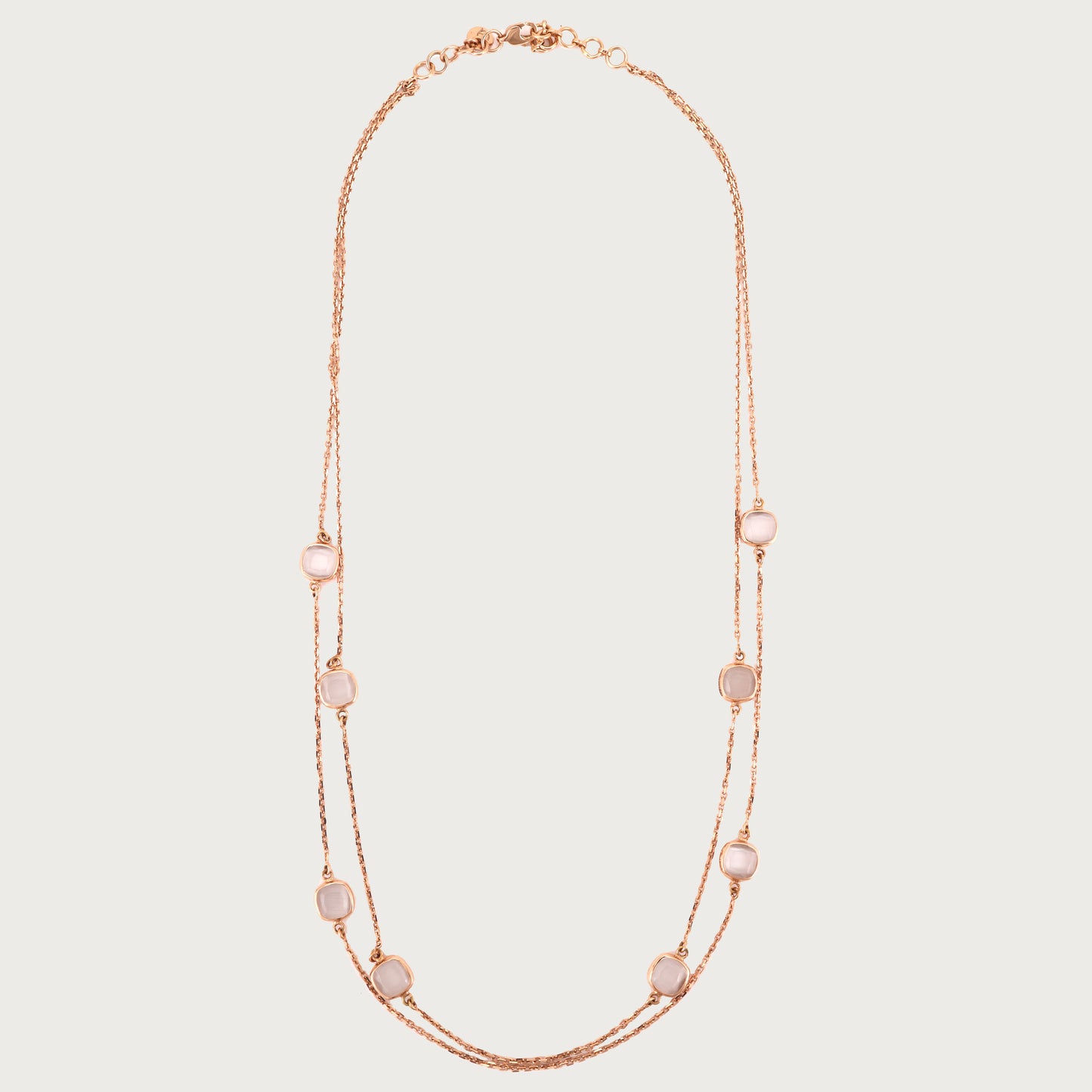 RoséLace Gold Necklace in 18kt gold under Rs. 1,00,000—luxury fine jewellery for graceful styling.