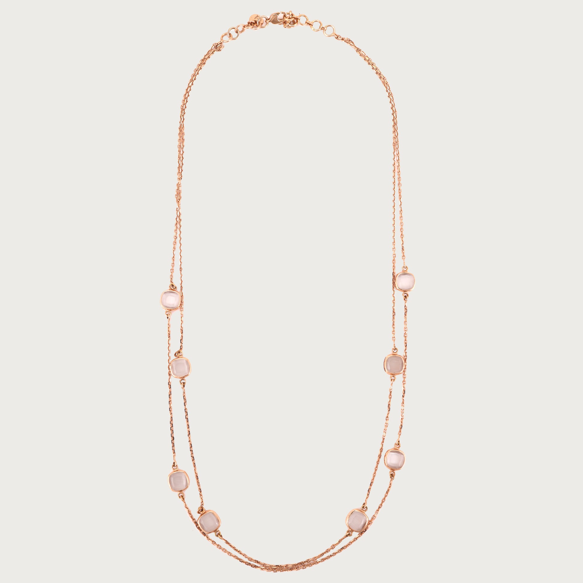 RoséLace Gold Necklace in 18kt gold under Rs. 1,00,000—luxury fine jewellery for graceful styling.