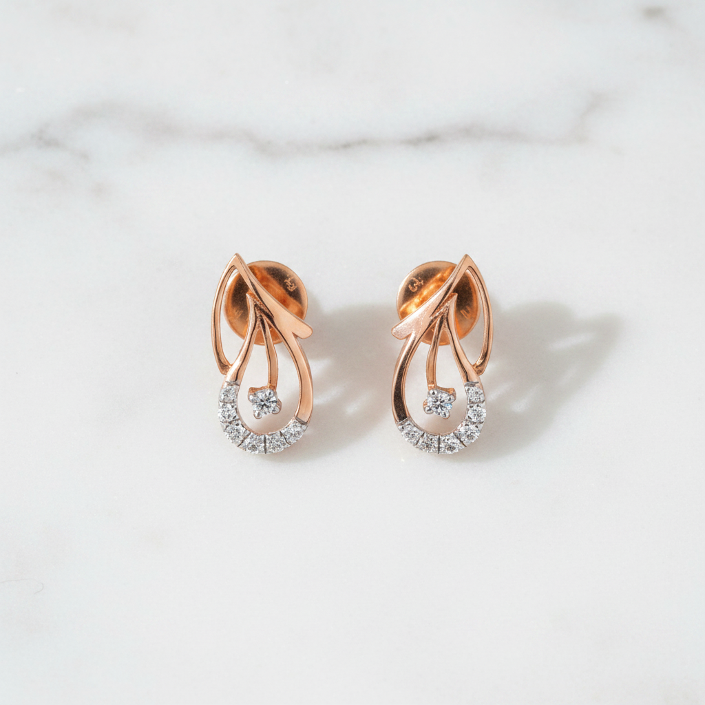 Blush Diamond Earrings
