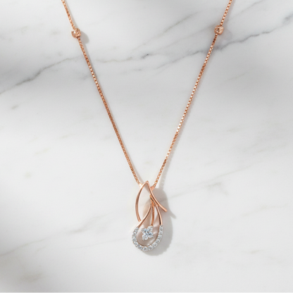 Blush Diamond Necklace