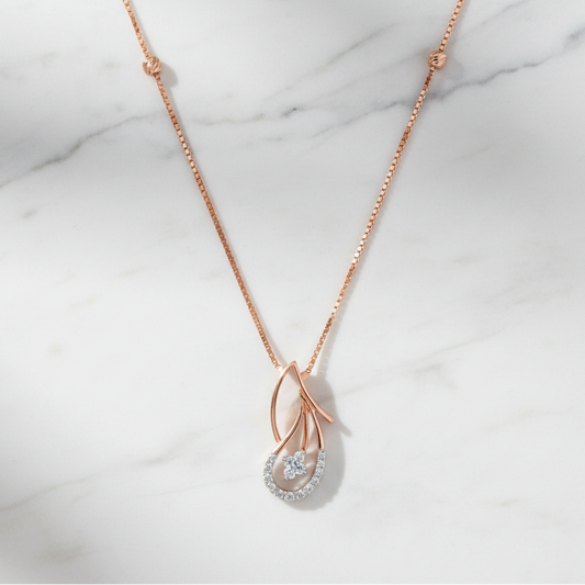 Blush Diamond Necklace